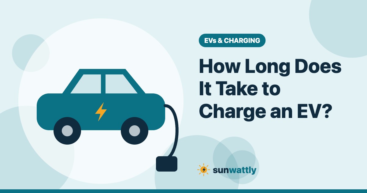 Illustrated header: How Long Does It Take to Charge an EV?