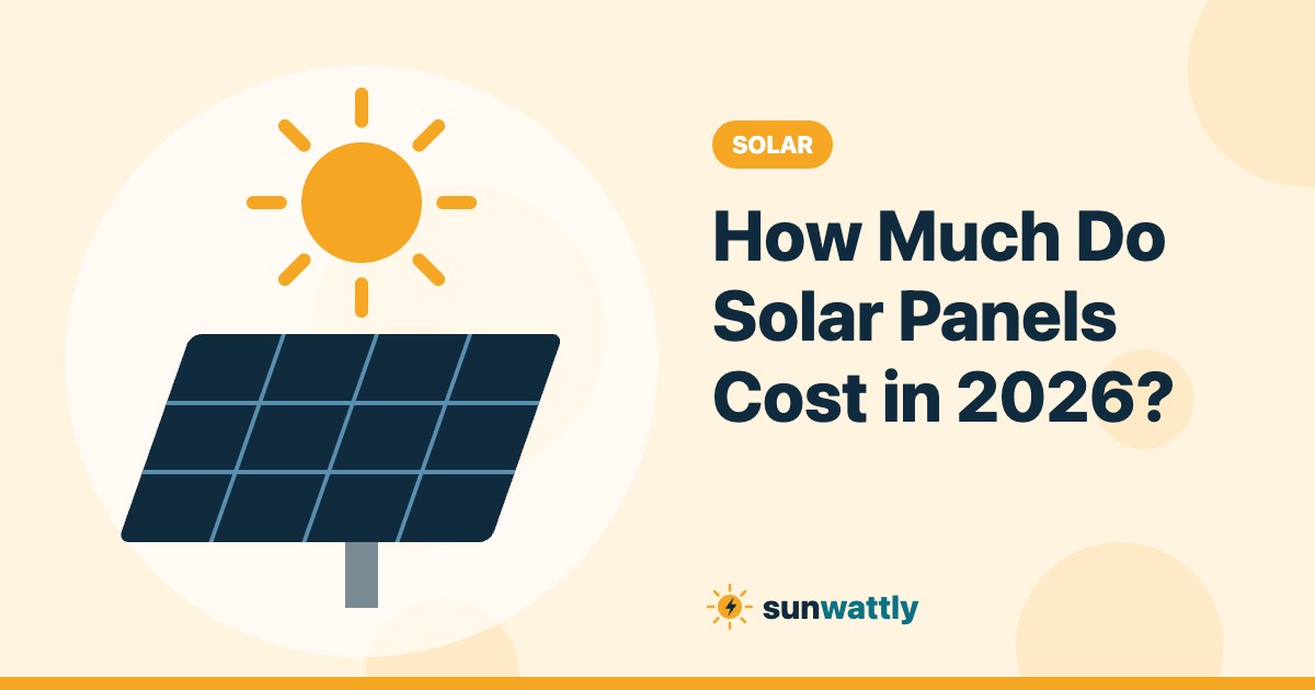 Illustrated header: How Much Do Solar Panels Cost in 2026?