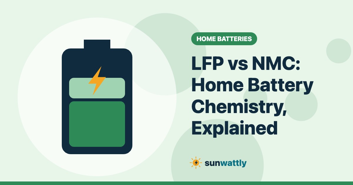 Illustrated header: LFP vs NMC: Home Battery Chemistry, Explained