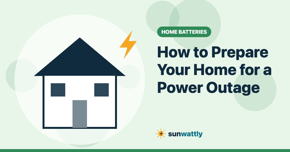 Illustrated header: How to Prepare Your Home for a Power Outage